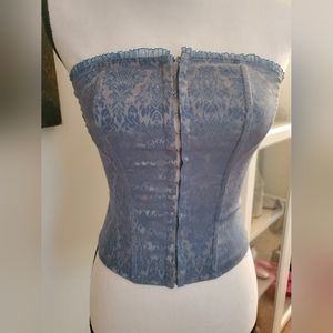 Papaya Y2K Blue Corset